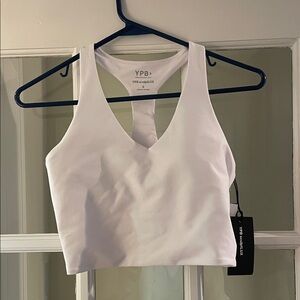 YPB sculptLUX Racerback V-Neck Tank
